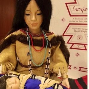 Sacajawea Native American Doll Hamilton Collection